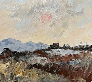 Sunset Holy Island